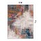 World Rug Gallery Bari Contemporary Abstract Art Area Rug 5' X 7' Multi 4055MULTI5X7 - alternate 8